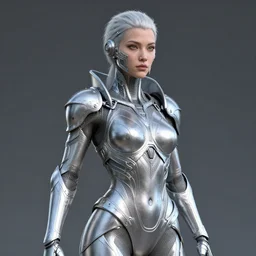 intricate higly detailed and realistic textured ultra sharp focus 3 d render of a beautiful organic silver armored cyberpunk woman, cinematic medium shot portrait, unity of mood, haute couture large fractal mycelum and crystal pore fungi embroidered, alexandre ferra mecha, art nouveau, leaves stems filigree roots, subsurface scatter bright light, lumiol, octane render, volumetric cinematic lighting, 8 k post - processing