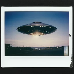 polaroid photograph of file classified secret defense of the cia on the appearance of ufos. 1 9 6 0 s
