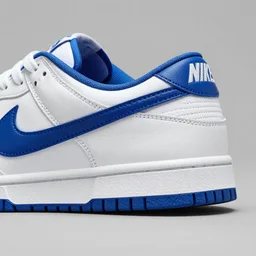 nike dunk low off - white royal blue photograph