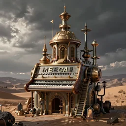 steampunk sizable mecca synthesizer