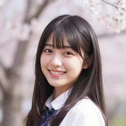 sakura aida smiling