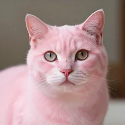 photo of pink cat