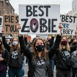 best zombie protester signs of 2 0 2 0