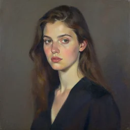 a woman in the style of James jean