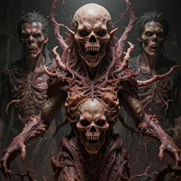hyperrealistic mixed media image of unimaginable incomprehensible terror, stunning 3 d render inspired art by greg rutkowski and xiang duan and thomas eakes, perfect symmetry, flesh texture, realistic, highly detailed attributes and atmosphere, dim volumetric cinematic lighting, 8 k octane detailed render, post - processing, masterpiece,