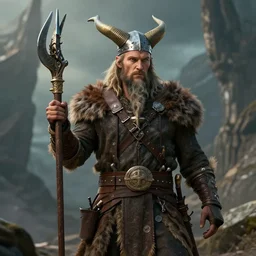 space viking, digital art, 4 k, fantasy,
