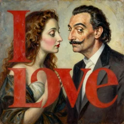 love by james jean and salvador dali and shusei nagaoka, oil on canvas, exquisitely intricate details, surrealism, neoclassicism, renaissance, hyper realistic, ultra detailed, cell shaded, 8 k