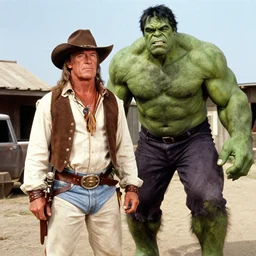 film still of Hulk Hogan as Doc Holiday in Tombstone 1993, 4k