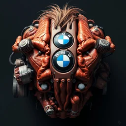 bmw engine made of human skin and body parts and human skin with some hair, realistic, professionally, professionally color graded, intricate, elegant, highly detailed, centered, digital painting, artstation, concept art, smooth, artgerm, tomasz alen kopera, peter mohrbacher, donato giancola, mucha, joseph christian leyendecker, wlop