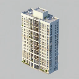 cutaway of an appartments building