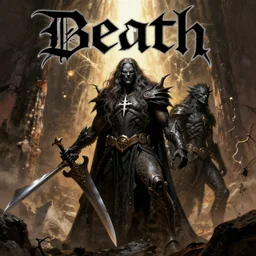 a beautiful death metal cover art by Wayne Barlowe and H R Giger and Bill Ellis, trending on artstation