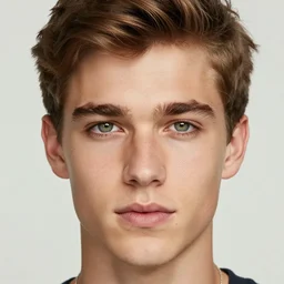portrait of a handsome man of 3 9 years old, green eyes, light brown, good looking, wide nose by david rutkowski, by artgem