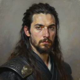 portrait of Kaladin and Syl from the Stormlight Archive. by Daniel F. Gerhartz, hyperrealistic oil painting, 4k, studio lightning, very detailed face