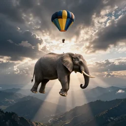 Skydive elephant