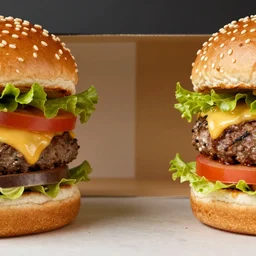 hamburger, inside space, 5 0 mm, crop, detailing, in the style of arstation, 8 k, focus on space