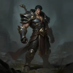 a full body gentleman from league of legends, dark fantasy, greg rutkowski, artstation, ambient lighting, digital painting