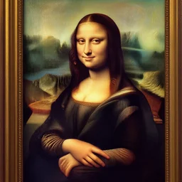 The Mona Lisa holding the Holy Grail, by Leonardo Da Vinci