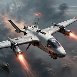military drone gunship, with plasma guns, futuristic, apocalyptic, by jon aaron kambeitz, katsuhiro otomo, heng z, concept art, insanely detailed, raytracing, octane, unreal engine, trending on artstation