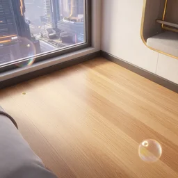 top down angled close up photo of the floor near a corner window in a clean futuristic bedroom from overwatch and oblivion movie, by wlop by jungyeonmin and james jean jhonseru jsezz artstation and greg rutkowski, with some wood and gold details, biomechanical, lens orbs, global illumination, with a window overlooking a cyberpunk metropolis, lounge, architectural, volumetric lighting, granular detail, japandi, hyperrealist, micro details, blender, vray