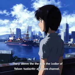 the sky above the port was the color of television, tuned to a dead channel. in the style of gits mamoru oshii. r / corecyberpunk
