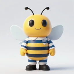 bee dressed as a prisoner