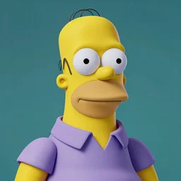 bonkers lol lmao rofl hilarious funny humorous haha dank photorealistic irl homer simpson meme. portrait. zany mannerism. octane 3 d render. sharpen filter. hyperdetailed full - color skin textures. human like rendition.