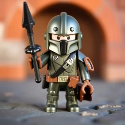 epic professional the mandalorian playmobil figure