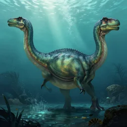 aquatic dinosaur concept art by alex ross