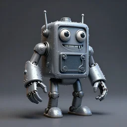 crazy miniature toy Figure Robot monster 8K, zbrush, in a Studio hollow, water drops, by david lachapelle