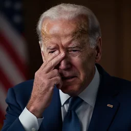 joe biden crying, sad, depressed, dramatic lighting, cinematic, establishing shot, extremly high detail, photorealistic, cinematic lighting, artstation, style by James Gurney
