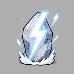 lightning storm magic spell, magical energy, hearthstone coloring style, fantasy game spell icon, by greg rutkowski