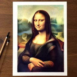 mona lisa drawing another mona lisa art, art