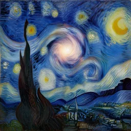 trending on artstation, the Milky Way galaxy, oil on canvas, in the style of Vincent van Gogh