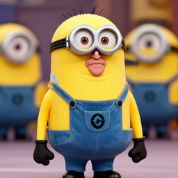 Danny DeVito dressed in a minions costume, 8k, award winning photograph