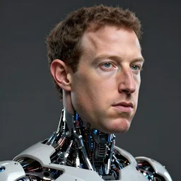 photography of marc zuckerberg as a highly detailed complex android. accurate skin color. complex mechanical body, leds, electronics, links. face is himan. hyper realistic, studio light, intricate, very high detailed, professional digital art, unreal engine 5, 8 k rendering, no blur, clear, trending on artstation, octane render.