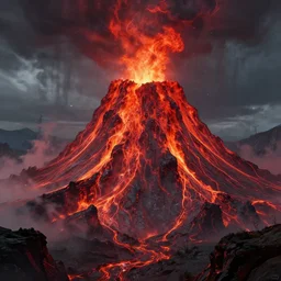 🌋, style artstation, style greg rutkowsk, octane render, unreal engine 6, epic game graphics, fantasy, ciberpunk, conceptual art, ray tracing