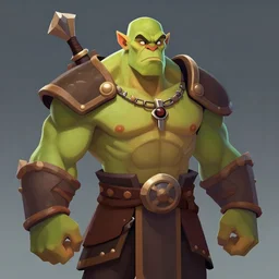 « a portrait of a muscular orc, a character portrait by paul kelpe, reddit contest winner, sots art, ilya kuvshinov, 2 d game art, parallax »