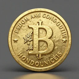 A fantasy world gold coin from the MMORPG Freedom And Consequences