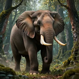 fury elephant in taiga, by beksinski, by alfred mucha, by zavadski, highly detailed, epic, octane render, excellent composition, 8 k, trending on artstation, cinematic lighting, masterpiece, behance contest winner, stunning, gorgeous, much wow