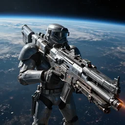 highly detailed space war, 4 k, photorealistic, unreal 5