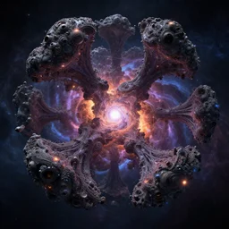 entropia of universe epic cinematic massive fractal megastructure : hyper realism : dark energy : octane render : artstation : greg rutkowski : ferdinand knab