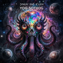 great old ones, yog - sothoth, r'lyeh, shub - niggurath, tentacles horrors lovecraft, cosmic horror, close up dragon eyes orb glow iridescent, psycho nebula colors, galaxy nebula planets, photoluminescence reflective spectral colors, award winning photograph, unreal engine, realism, picture taken by gammell