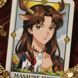 centaur woman, beautiful face, semi realistic anime, fantasy anime, tarot card, art by Masamune Shirow, Ilya Kuvshinov, cinematic, 4K