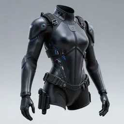 a futuristic tactical gear design by olivia black, highly detailed, octane render, global illumination, hard surface model, cyber, carbon, 3 d behance, 3 d trending on artstation,