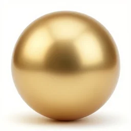 shiny golden ball