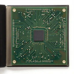 gelatinous circuit board, film photography album art cover