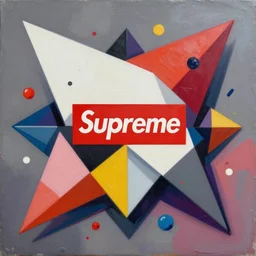 Supreme x Nintendo Profile Picture by Sachin Teng, asymmetrical, Organic Painting , Matte Painting,  geometric shapes, hard edges, graffiti, street art,:2 by Sachin Teng:4