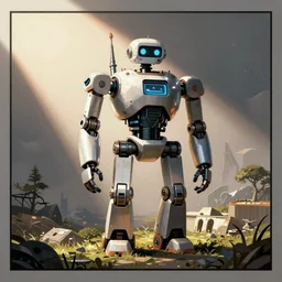 robot by disney concept artists, blunt borders, rule of thirds