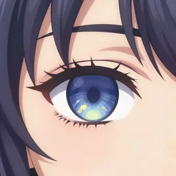 a close up of a beautiful anime eye by ilya kuvshinov, kyoani style, digital art, trending on pixiv fanbox