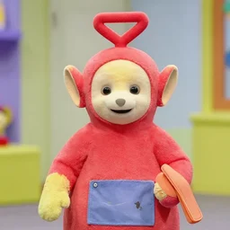 salvini as a guest in a teletubbies episode